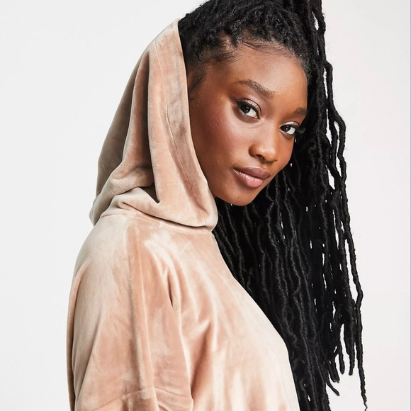 ASOS | Velour Hoodie - Picture 3 of 5